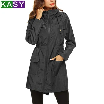 

Lightweight Plain Black UVA Zipper Windbreaker 2019 Winter Waterproof Hunting Toggle Shelter Boxy Puffer Pocketable Jacket