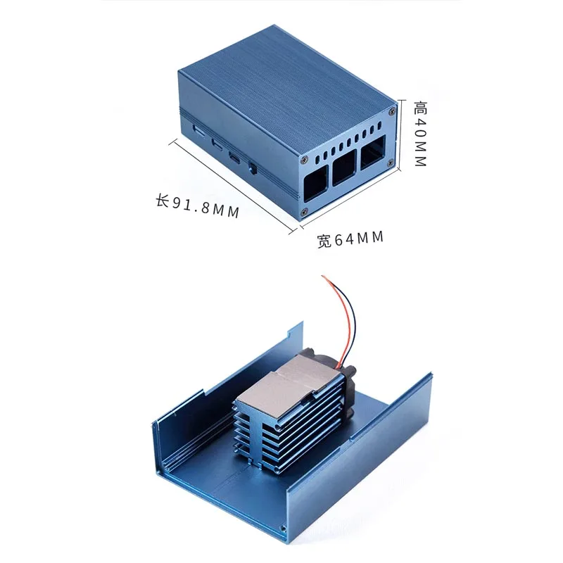 raspberry pi 4B металлический корпус raspberry pi 4 материнская плата коробка алюминиевый сплав защитный корпус с охлаждающими аксессуарами