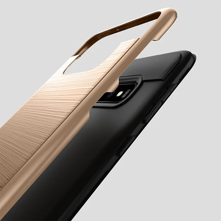 10 шт. двойной Слои Мягкий ТПУ жесткий защитный чехол Роскошный для samsung S10 E 5G S9 S8 Plus