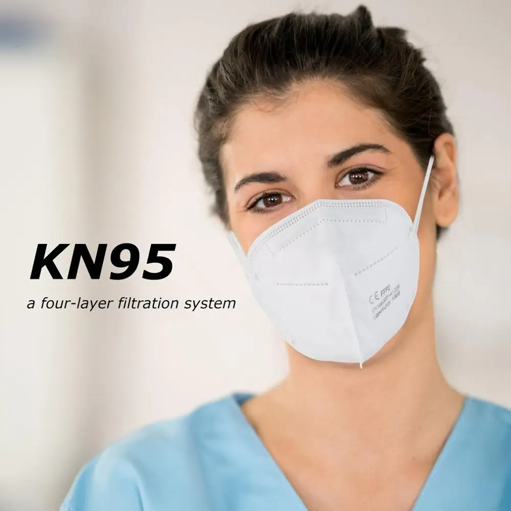 

KN95 Protective Mask Anti-bacterial Outdoor Face Mask Anti-fog Anti-fog Haze Unisex High Efficiency Filtration Breathable Mask