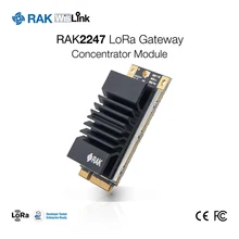 Wislink mini pcie lora concentrador gateway módulo sx1301 chip suporte spi & usb lorawan 1.0.2 pilha 868 / 915 mhz rak2247