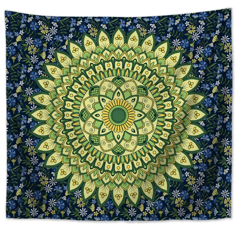 

mandala blanket on the beach large bohemian wall hanging tapestry indian cloth