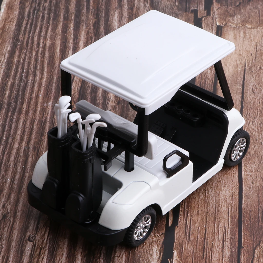 1:20 Scale Mini Alloy Pull Back Golf Cart with Club Diecast Model Toy  Collectibles Vehicle Playset Decor Kit Birthday Gift-White - AliExpress