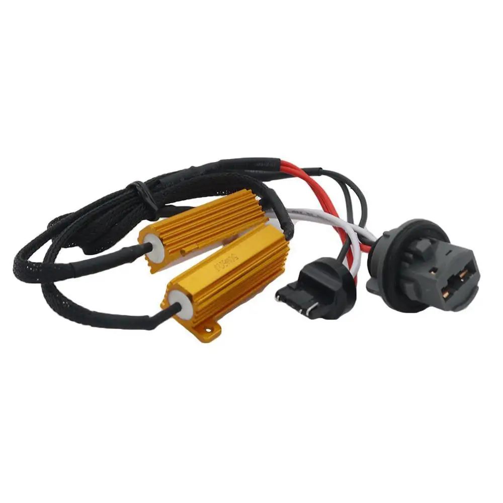 7443 7444 нагрузочный резистор Hyper Flash Canceller Switchback светодиодные сигнальные лампы 2 шт