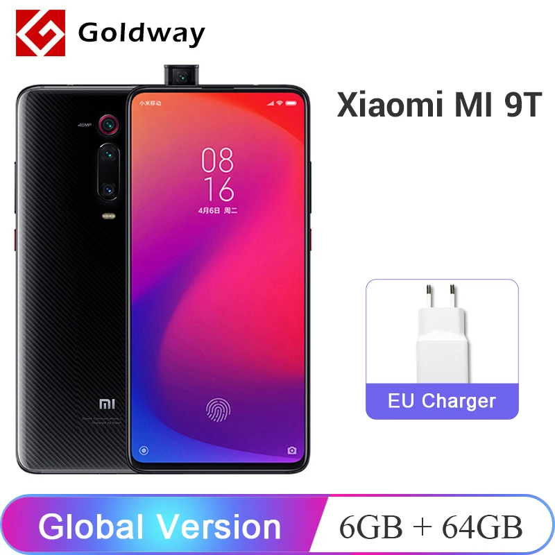 

Global Version Xiaomi Mi 9T (Redmi K20) Mi9 T 6GB RAM 64GB ROM Smartphone Snapdragon 730 Octa Core 6.39" 48MP Camera NFC 4000mAh