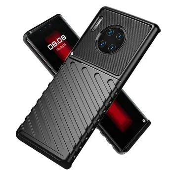 

30pcs/lot For Huawei Mate 30 Pro Mate 30 RS Thunder Series Shockproof Armor TPU Case For Huawei P30 Pro Mate 20 Pro