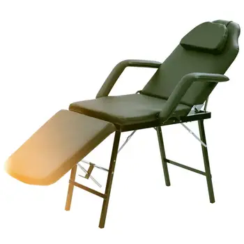 

Foldable multi- recliner for facial treatment massage beauty chair reclining mask nursing experience hair salon flat recliner