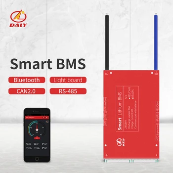

smart BMS 24S 72V 30A 40A 60A Li-ion LifePo4 LTO Lithium Protection Board balance Bluetooth APP PC software R485