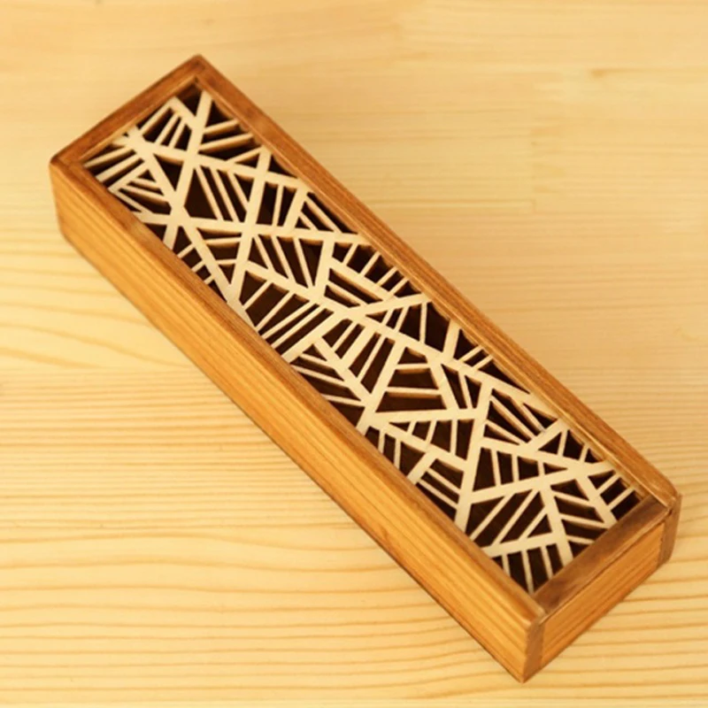 3001CVC-F1-HeatherYellowGold2-min 4 Styles Hollow Wooden Storage Box for Makeup Organizer Pencil Case Jewelry Drawer Pen Holder Stationery