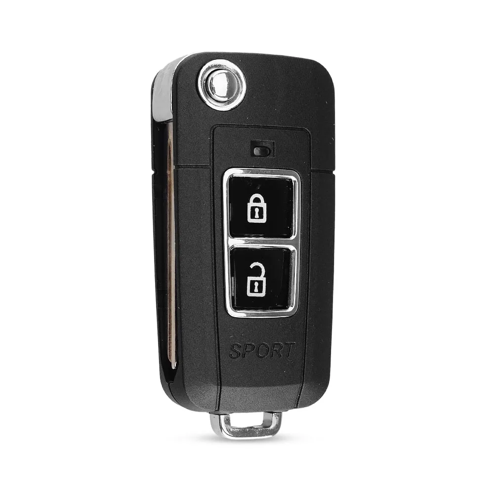 KEYYOU модифицированный чехол для Hyundai Tucson ix35 Elantra Accent SANTA FE с 2 кнопками откидной