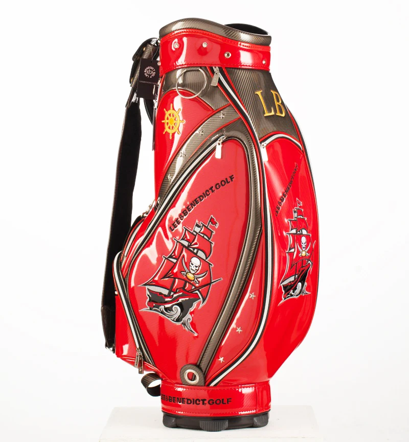 Golf Standard Bag Leeb Cart Bags With Rain Hoods Pu Leather 5 Ways  Embroidery Golf Tour Staff Bag - Golf Bags - AliExpress