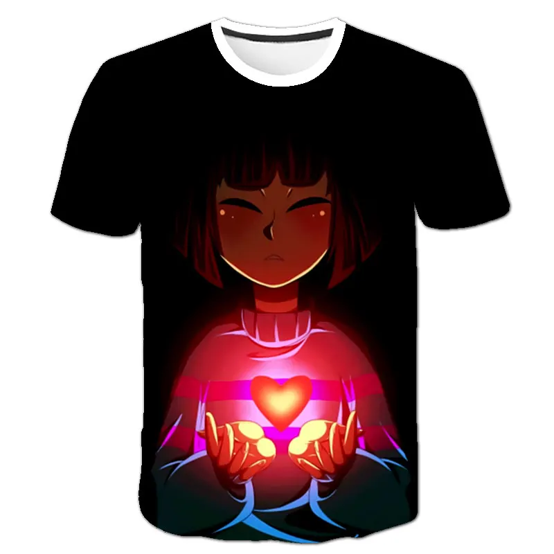 Новинка 2020 летняя одежда для мальчиков футболка с 3D рисунком undertale детская