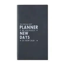 Agenda планировщик Органайзер A6 ежедневный Еженедельный блокнот руководство по расписанию путешествия