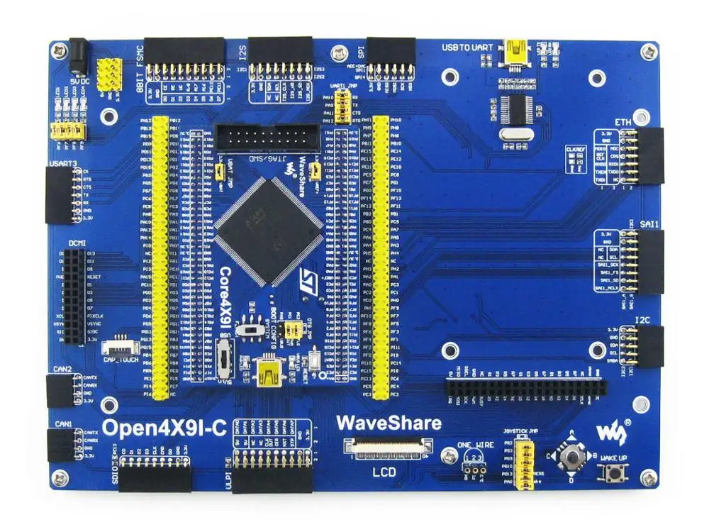 Плата разработки STM32 плата для STM32F429I MCU STM32F429IGT6 ARM Cortex M4 + 7 дюймовый сенсорный ЖК