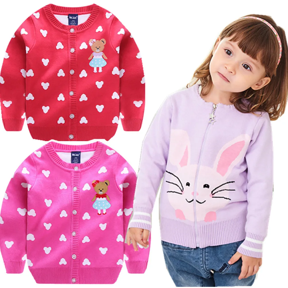 Free Shipping 2020 Children Baby Sweaters Double Layer Spring Winter Girls Knit Kids Chain Casual Clothing 1-6 Years | Мать и ребенок