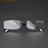 Titanium Frame Ultra Light Memory Super Stretch Temple Anti-fatigue Rimless Reading Glasses 0.75 1 1.5 1.75 2 2.25 To 4 3