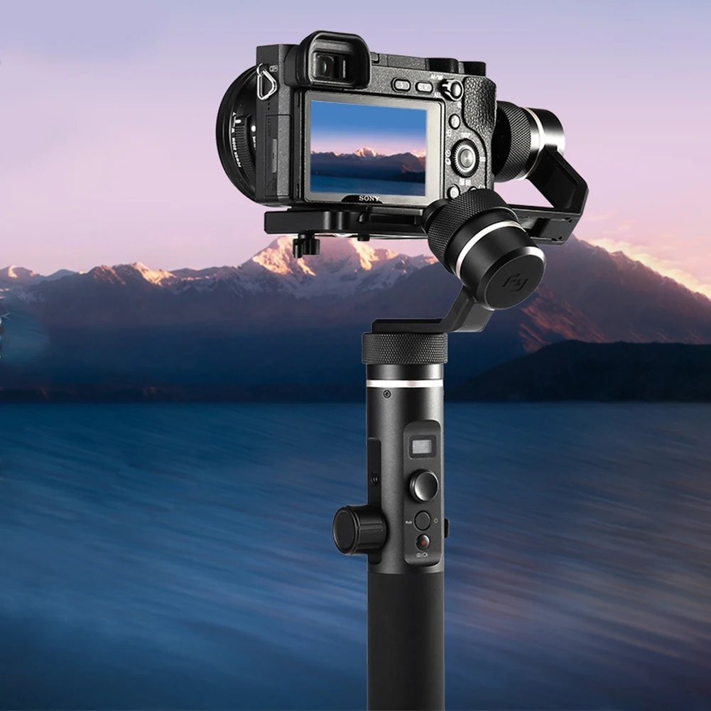 

G6 Plus Stabilizer Handheld Gimbal 3-Axis Splash Proof Rolling Adjustment All Round Aluminum Alloy For Mirroress DSLR Camera