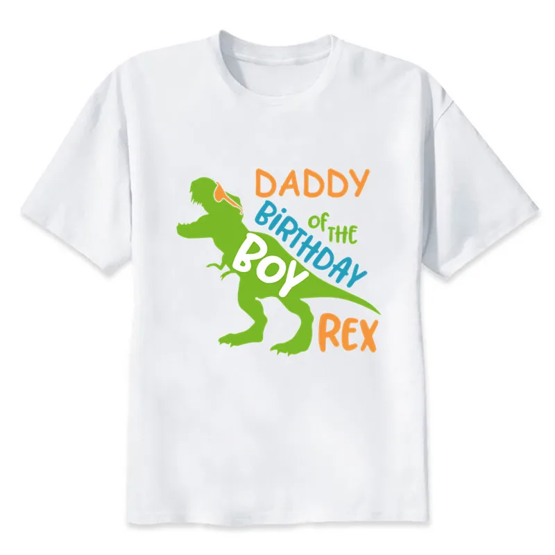 plus size matching family outfits Matching Family Outfits For Birthday Boy Dinosaur Rex Theme Party Family Look T-shirt Kids Clothes Father Mother Daughter Son Mom And Daughter Matching Outfits