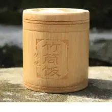 Оригинальная Экологичная бамбуковая трубка для риса, бамбуковая трубка с крышкой, вертикальная бамбуковая трубка, Натуральный Бамбуковый бамбуковый баррель для риса на пару