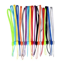 20Pcs Hand Wrist Lanyard Strap String Short Grip Lanyard for USB Flash Drive Keychain ID Badge Holder Phone Straps DIY Hang Rope