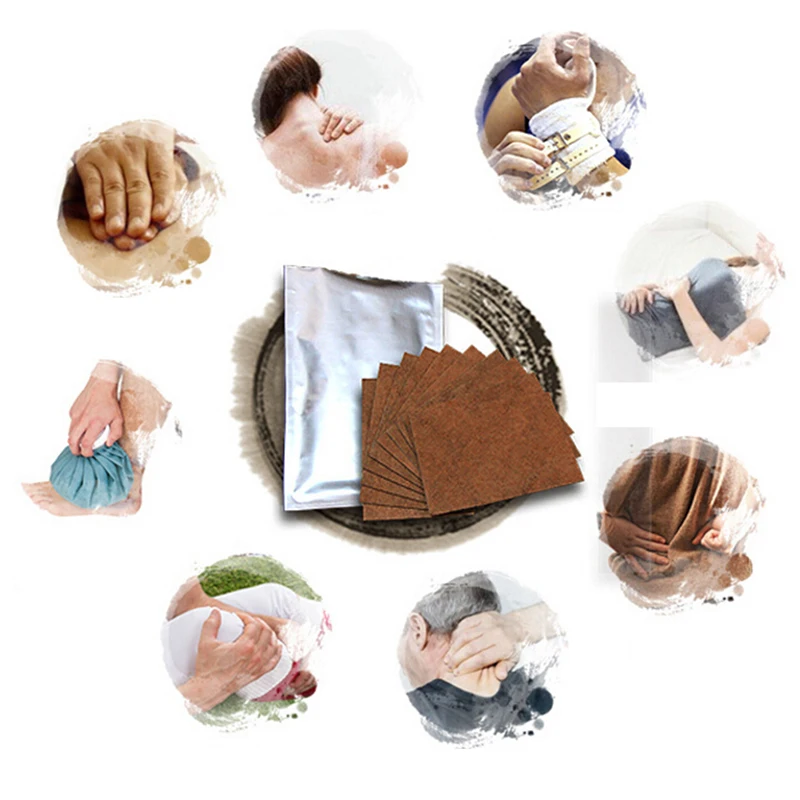 10 шт./пакет наклейка для моксотерапии Традиционный китайский здоровья стикеры