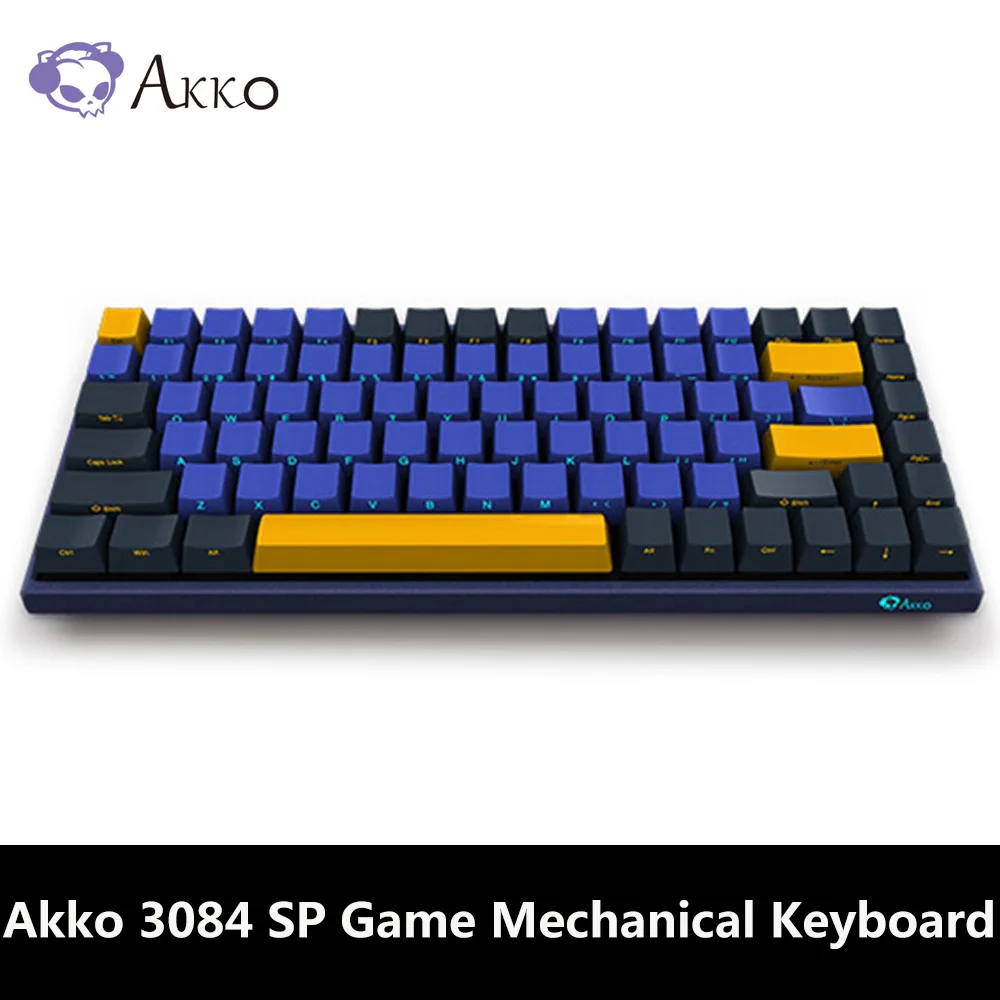 Оригинальная Механическая игровая клавиатура Akko 3084 SP Horizon Skyline, вишневый переключатель 85% PBT, 68 клавиш, TYPE-C, USB, проводная, программируемая