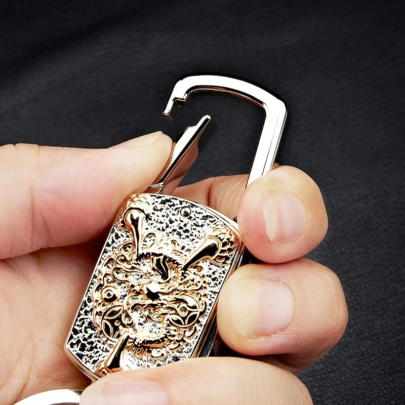 

Honest 2017 New Style Metal Keychains Top Grade Rotating Key Ring LED Lighting Money Detector Manufacturers Direct Selling Whole