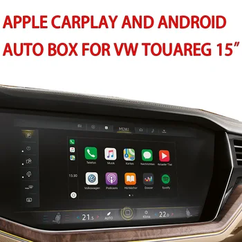 

Screen Mirror Wireless Apple CarPlay and Android Auto Retrofit for Volkswagen Touareg MMI Touch GPS Navigation 15 inch System