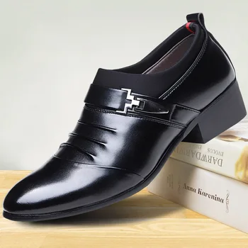 

2020 Newly Men's Quality Patent Leather Shoes White Wedding Shoes Size 38-48 Black Leather Soft Man Dress Shoes