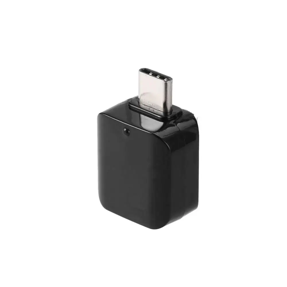 USB C к USB адаптер Thunderbolt 3 к USB 3,0 адаптер совместимый для MacBook Pro / и больше устройств type-C - Цвет: Черный