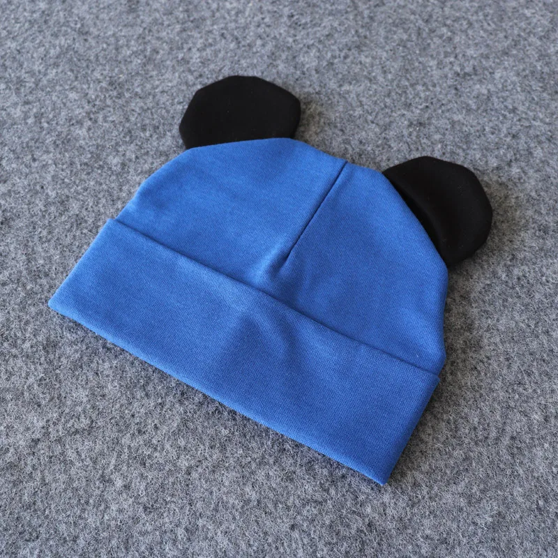 New boy and girl baby spring and autumn and winter baby hat 0-24 months children cartoon ear cap newborn cotton cap beanies - Цвет: Золотой