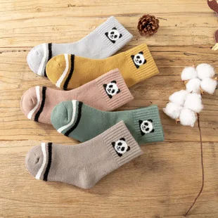 Осенне-зимние новые стильные детские носки мягкие хлопковые носки без пятки с рисунком в полоску для мальчиков и девочек