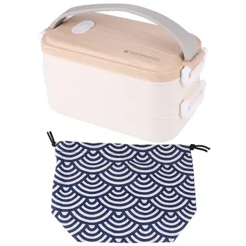 

1 Pc Lunch Container Stainless Steel Portable Bento Box for Food Storage Children Picnic