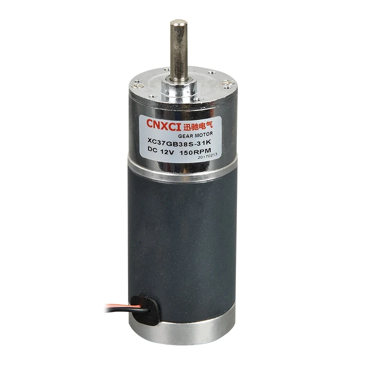 37GB38S, dc12v 24v 12-160RPM, DC miniature reduction gear motor, high torque