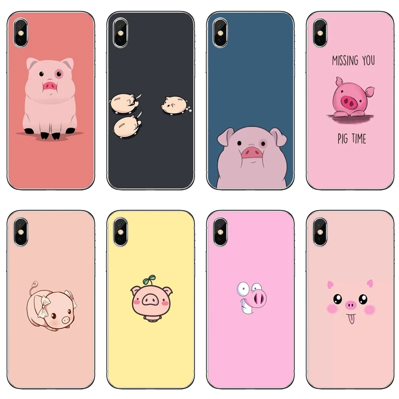 Чехол с забавным рисунком розовой свинки для LG G5 G6 G7 Q6 Q7 Q8 Q9 V30 X Power 2 3 Nokia 6 7 8 9 OnePlus 3T