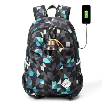 

2020 Men Backpack Travel USB Charge SchoolBags For Teenagers Designer Laptop Backpack Student College Large Backpack Women