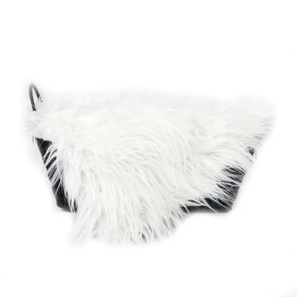 Background Wrap Monthly Reusable Mat Solid Artificial Fur Newborn Warm Photography Props Baby Blanket Swaddling Soft Comfortable - Цвет: 4