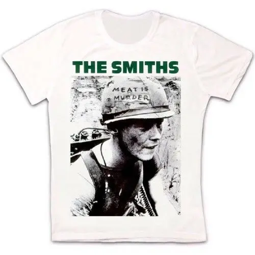 Футболка унисекс в стиле ретро панк-рок с надписью The Smiths Meat Is SNIPER 492 | Мужская