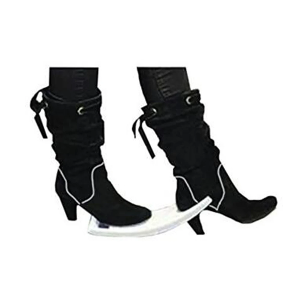 Plastic Cowboy Rubber Boots Shoes Removal Puller Jack for Elderly Women Men - White 