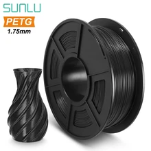 SUNLU 1.75 PETG خيوط طابعة ثلاثية الأبعاد شفافة PETG خيوط ثلاثية الأبعاد 1 كجم مع بكرة الشحن السريع