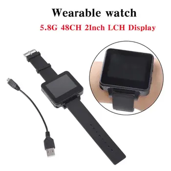 

FPV Watch 5.8GHz 48CH 2" LCD Display Screen TFT Monitor Wireless Receiver for DIY RC Drone Camera Helicopter Quadcopter