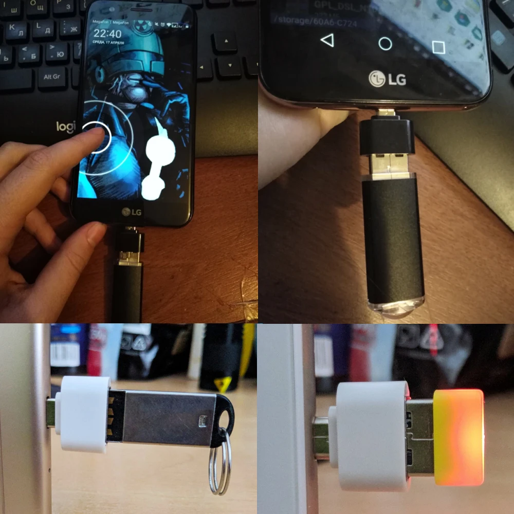 3 шт. Новый Стиль Мини OTG USB Кабель адаптер Универсальное зарядное устройство Smart