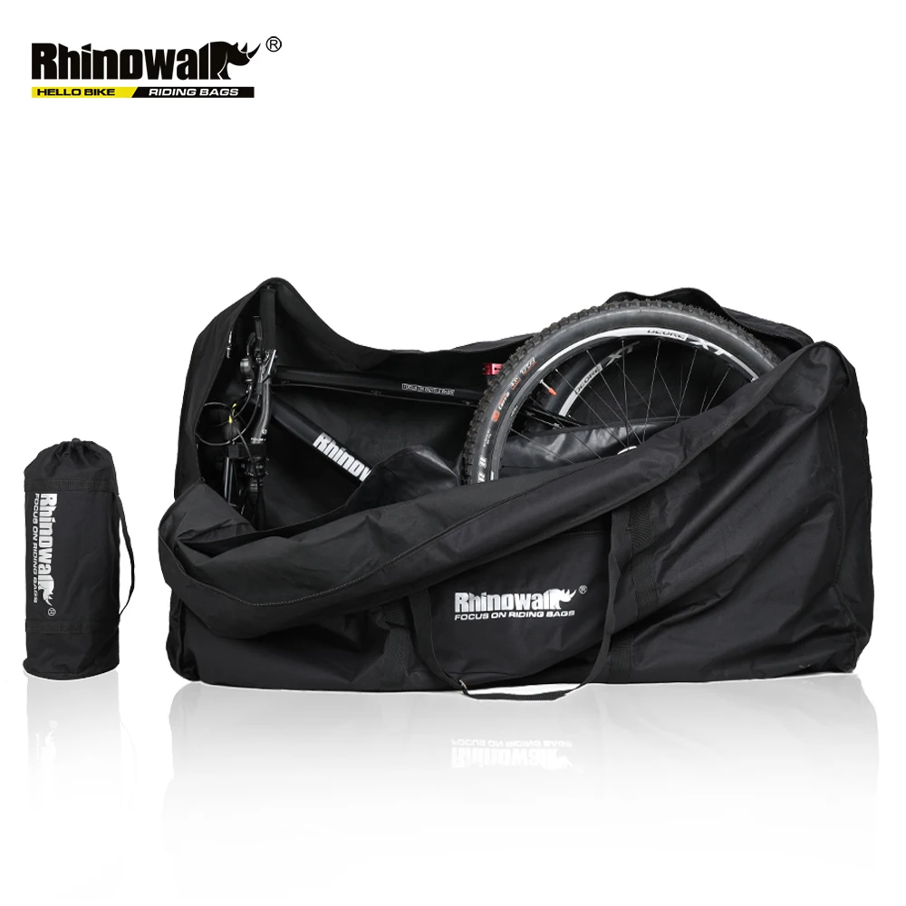 Rhinowalk Складная велосипедная сумка для переноски 26-29 дюймов, портативный Велосипедный Чехол для велосипеда, сумка для путешествий, аксессуары для спорта на открытом воздухе - Цвет: RM261