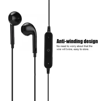 

2PCS In-ear Mini Sports Bluetooth Wire Control Earphone with Clamps earbud with line control/Anti-winding design Anti-winding