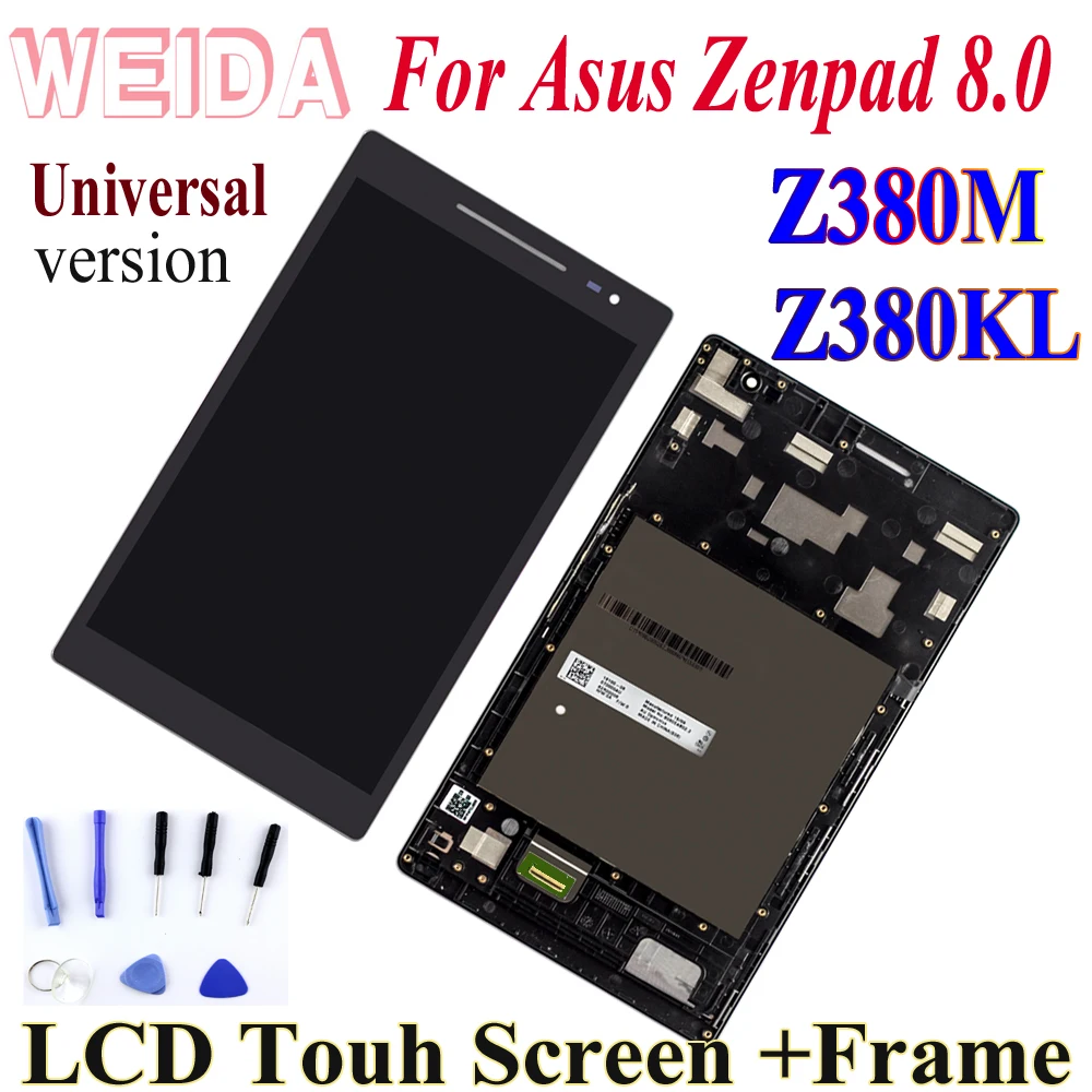 WEIDA LCD Replacement 8" For Asus Zenpad 8.0 Z380 Z380KL Z380M P024 P00A LCD Display Touch Screen Digitizer Assembly|Tablet LCDs & Panels| - AliExpress