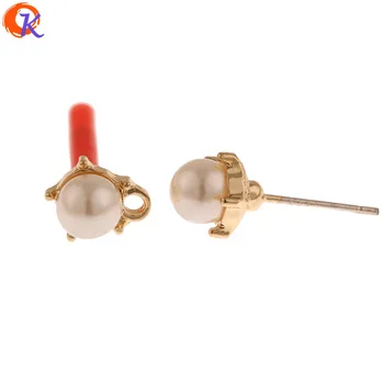 

Cordial Design 100Pcs 7*9MM Jewelry Accessories/Earrings Stud/Imitation Pearl/Hand Made/DIY Jewely Making/Earring Findings