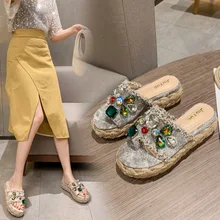 womens wedge house slippers