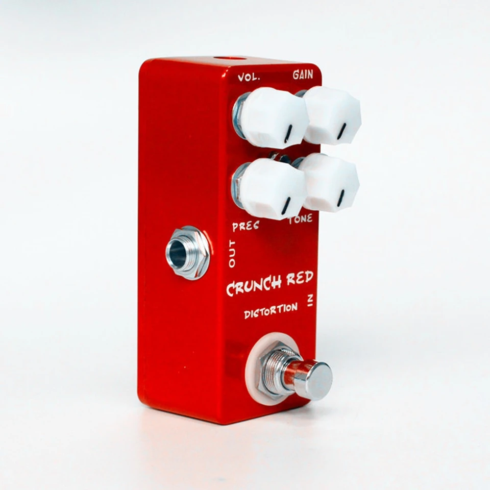 MOSKY Crunch Red Mini Electric Guitar Distortion Effect