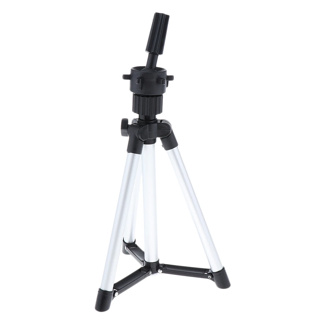 Aluminum Mannequin Tripod Display Stand 12 Inches Makeup Training Holder