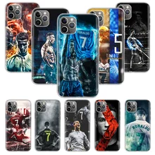 Cristiano Ronaldo CR7 чехол для Apple iphone 11 Pro XS Max XR X 7 8 6 6S Plus 5 5S SE 10 десять Подарочный силиконовый чехол для телефона
